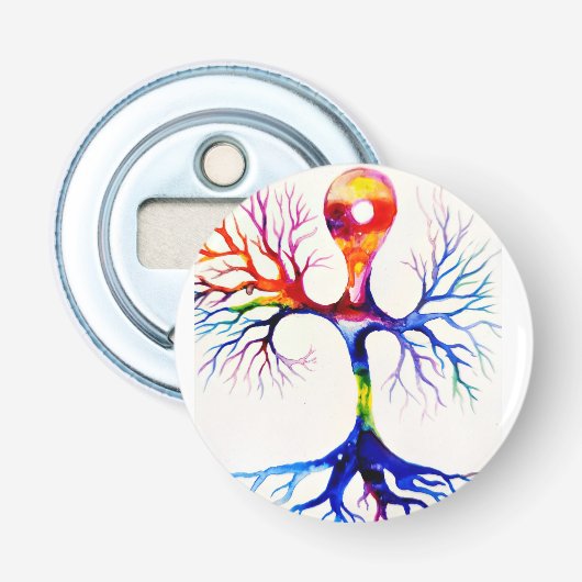 Unipolar neuron   button flesopener (Voorkant)