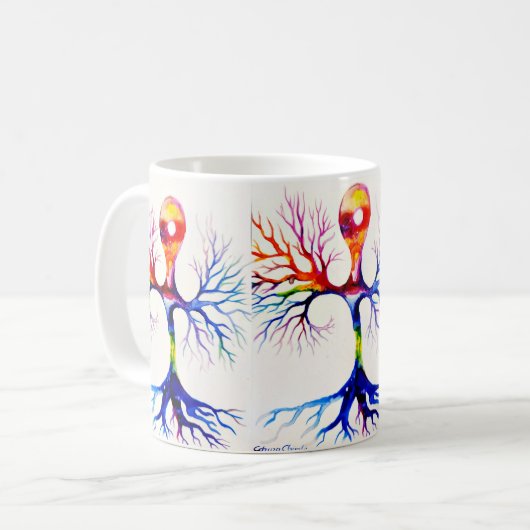 Unipolar neuron  koffiemok (Voorkant links)