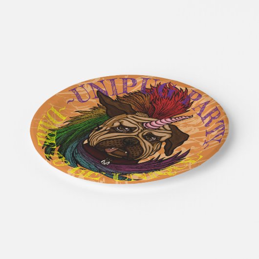 Unipug Party Borden Papieren Bordje (Gekanteld)