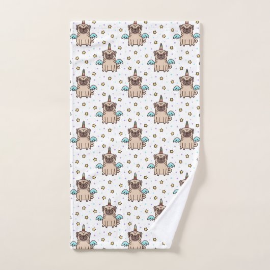 Unipug Pattern Bad Handdoek (Handdoek)