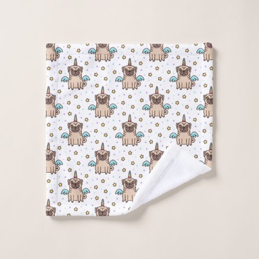Unipug Pattern Bad Handdoek (Wasdoekje)