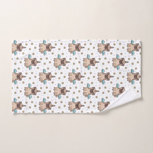 Unipug Pattern Bad Handdoek (Handdoek)