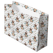 Unipug Pattern Groot Cadeauzakje (Voorkant Gekanteld)