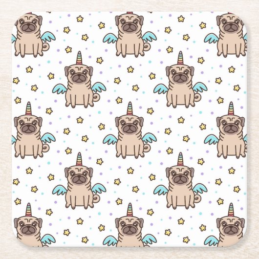 Unipug Pattern Kartonnen Onderzetters (Voorkant)