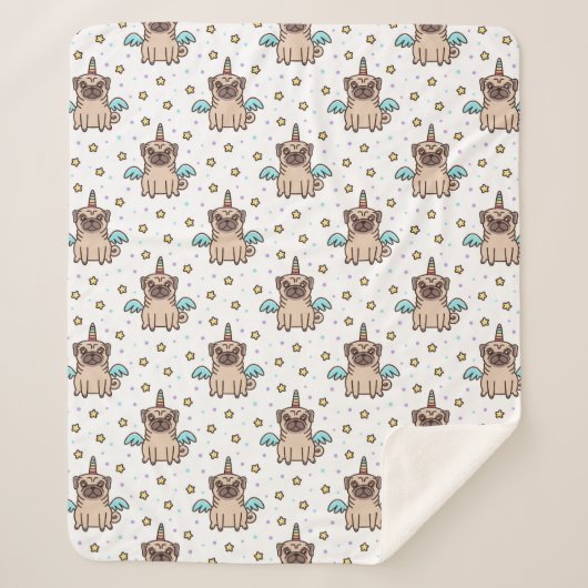 Unipug Pattern Sherpa Deken (Voorkant)