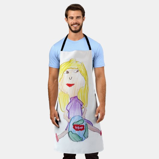 Uniqe design apron schort (Gedragen)