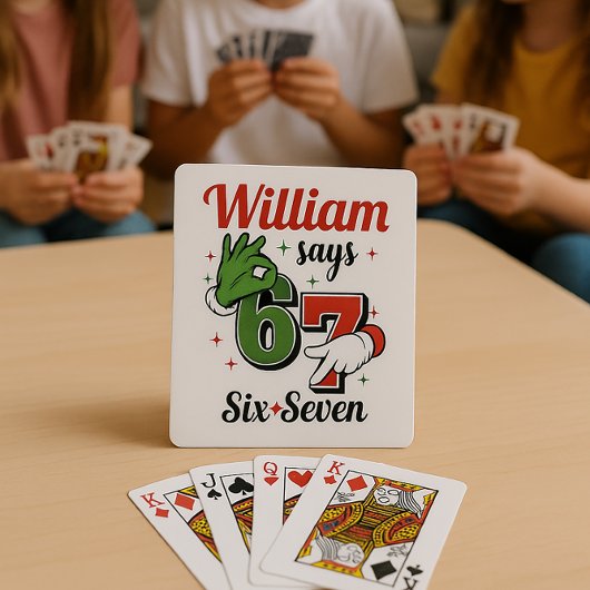 Uniqe Holiday Playing Cards-6•7 trend Pokerkaarten