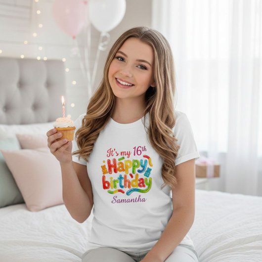 Unique 16th Birthday Womens T-Shirts