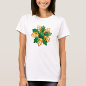 Unique 60's MOD Hippie Daisy Flower Trendy Mode T-shirt (Voorkant)