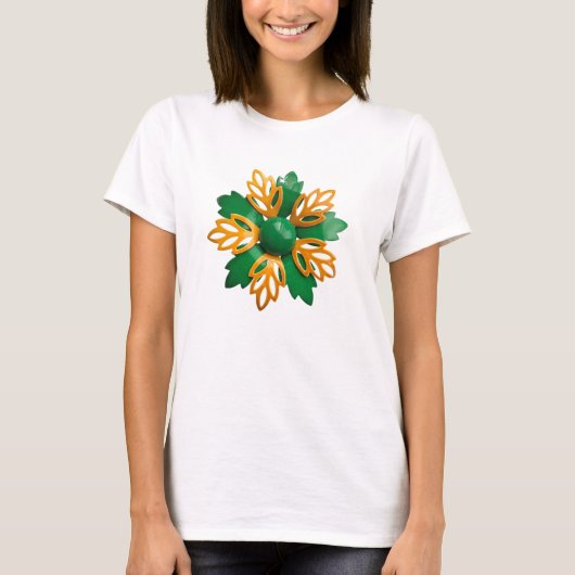 Unique 60's MOD Hippie Daisy Flower Trendy Mode T-shirt (Voorkant)