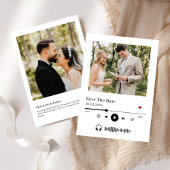 Unique Album Hoesje Music Minimal Save the Date