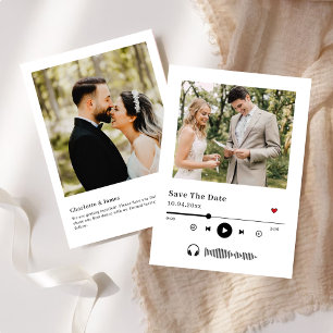 Unique Album Hoesje Music Minimal Save the Date