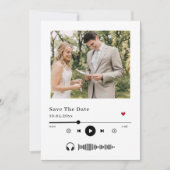 Unique Album Hoesje Music Minimal Save the Date (Voorkant)