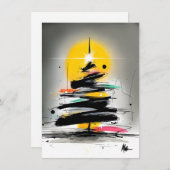 Unique and Funky Christmas Cards Feestdagenkaart (Voorkant / Achterkant)