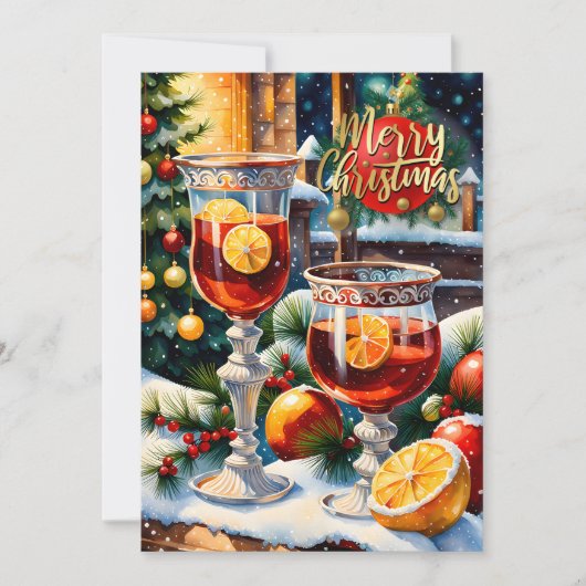Unique and joyful Christmas card Feestdagenkaart (Voorkant)