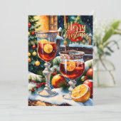 Unique and joyful Christmas card Feestdagenkaart (Staand voorkant)