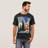 Unique Artistic Design Modern Starry Night T-shirt (Voorkant volledig)