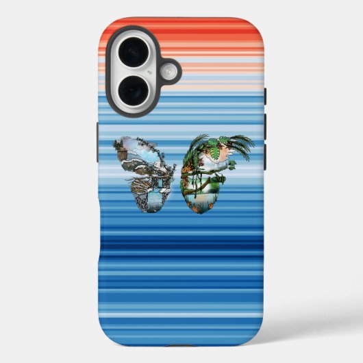 Unique Artistic Designer Case Cover for iPhone (Achterkant)