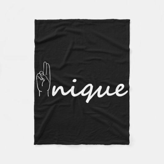 Unique Asl Alphabet American Sing Language Asl Tea Fleece Deken (Voorkant)