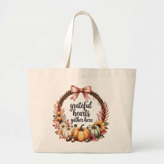 Unique autumn themed grote tote bag (Voorkant)