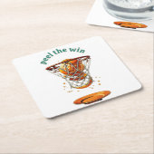 Unique basketball lover gifts peel the win kartonnen onderzetters (Schuin)