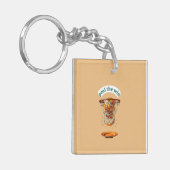 Unique basketball lover gifts peel the win sleutelhanger (Voorkant Links)