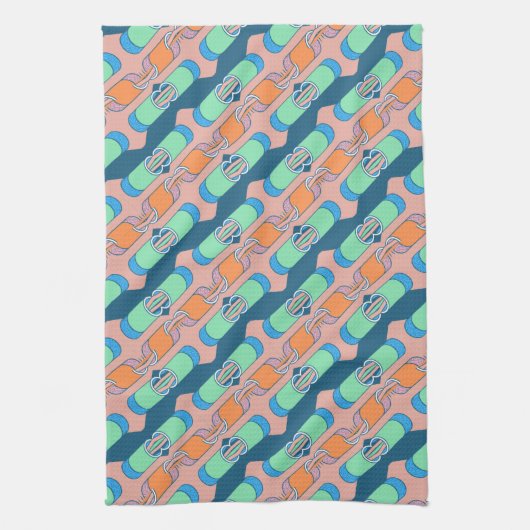 Unique beautiful pattern Design  Geschirrtuch Theedoek (Verticaal)