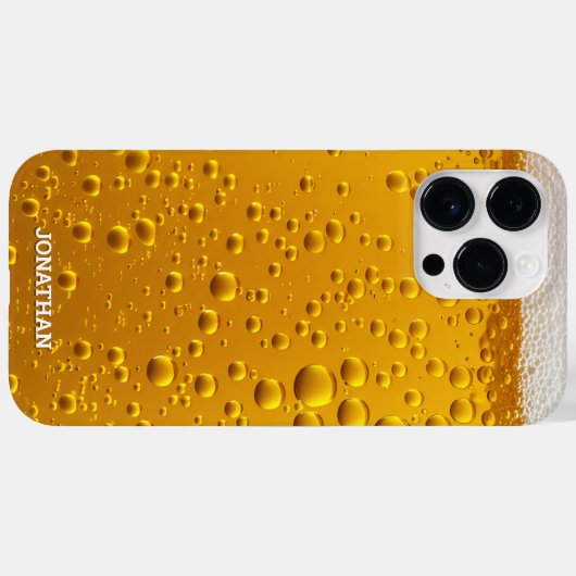 Unique Beer Foam – Stylish Gift for him Case-Mate iPhone Case (Achterkant (horizontaal))