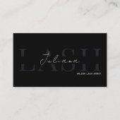 Unique Black And White Beauty Salon Visitekaartje (Voorkant)