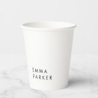 Unique Black White Trendy Jouw naam toevoegen