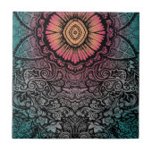 UNIQUE BOHEMIAN PATTERN TEGELTJE (Voorkant)