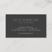 Unique Box Sketch Handgeschreven naam Visitekaartj Visitekaartje (Achterkant)