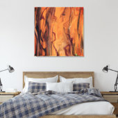 Unique Brown Abstract Marble Liquefied Wall Art Canvas Afdruk (Insitu (Slaapkamer))
