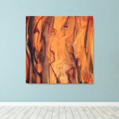 Unique Brown Abstract Marble Liquefied Wall Art Canvas Afdruk (Insitu (Houten vloer))