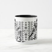 Unique Cartoon Rock & Roll Band schetste rockers Mok (Midden)