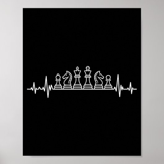 Unique Chess Themed For Men Women Chess Player Che Poster (Voorkant)