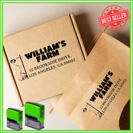 Unique Chicken Boerderij Family Business Retouradr Zelfinktende Stempel