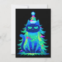 Unique Christmas Cards with Cats