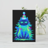 Unique Christmas Cards with Cats Feestdagenkaart (Staand voorkant)