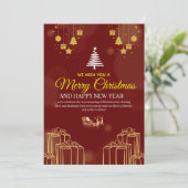Unique Christmas Invitation Designs – Creativity  Kaart (Staand voorkant)