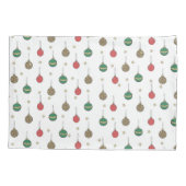 Unique Christmas Ornament Baubles Pattern Kussensloop (Achterkant)