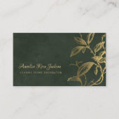 Unique classic elegant professional visitekaartje (Voorkant)