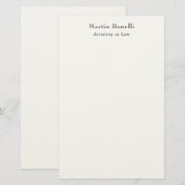 Unique Classical Personalized Custom Own Name Briefpapier (Voorkant / Achterkant)