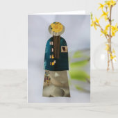 Unique Collage Earth Mama Ava Blank Card Kaart (Gele Bloem)