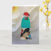 Unique Collage Earth Mama Cedar Blank Card Kaart (Gele Bloem)