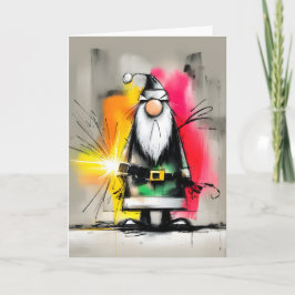 Unique Colorful Christmas Cards Feestdagen Kaart