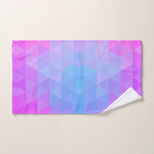 Unique Colorful Triangle Pattern Bad Handdoek (Handdoek)
