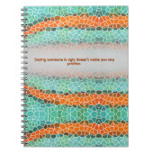 Unique Colorful Triangle Pattern & Quotes Notitieboek (Voorkant)