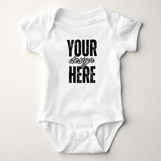Unique Custom Baby Bodysuit Gift - Design Your Own (Voorkant)