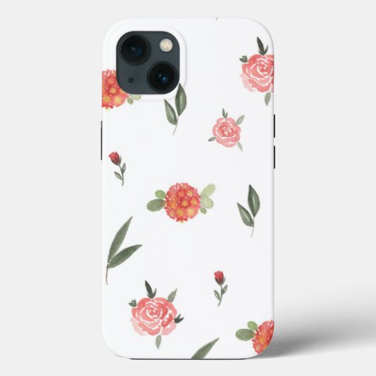 Unique Custom Floral Photo Case-Mate iPhone Case (Achterkant)